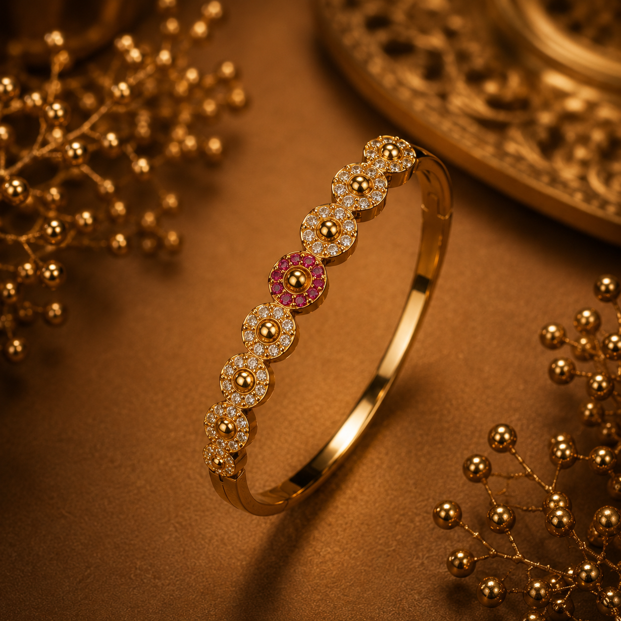 Luxury Crystal Circle Bracelet