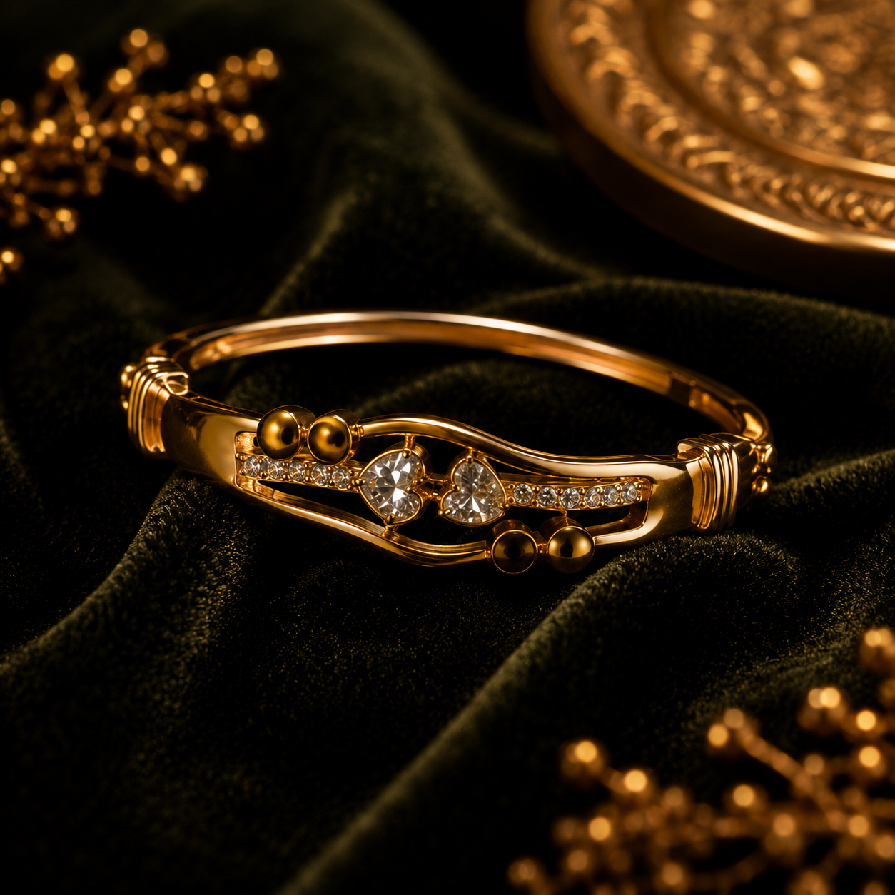 Luxury Crystal Heart Bracelet