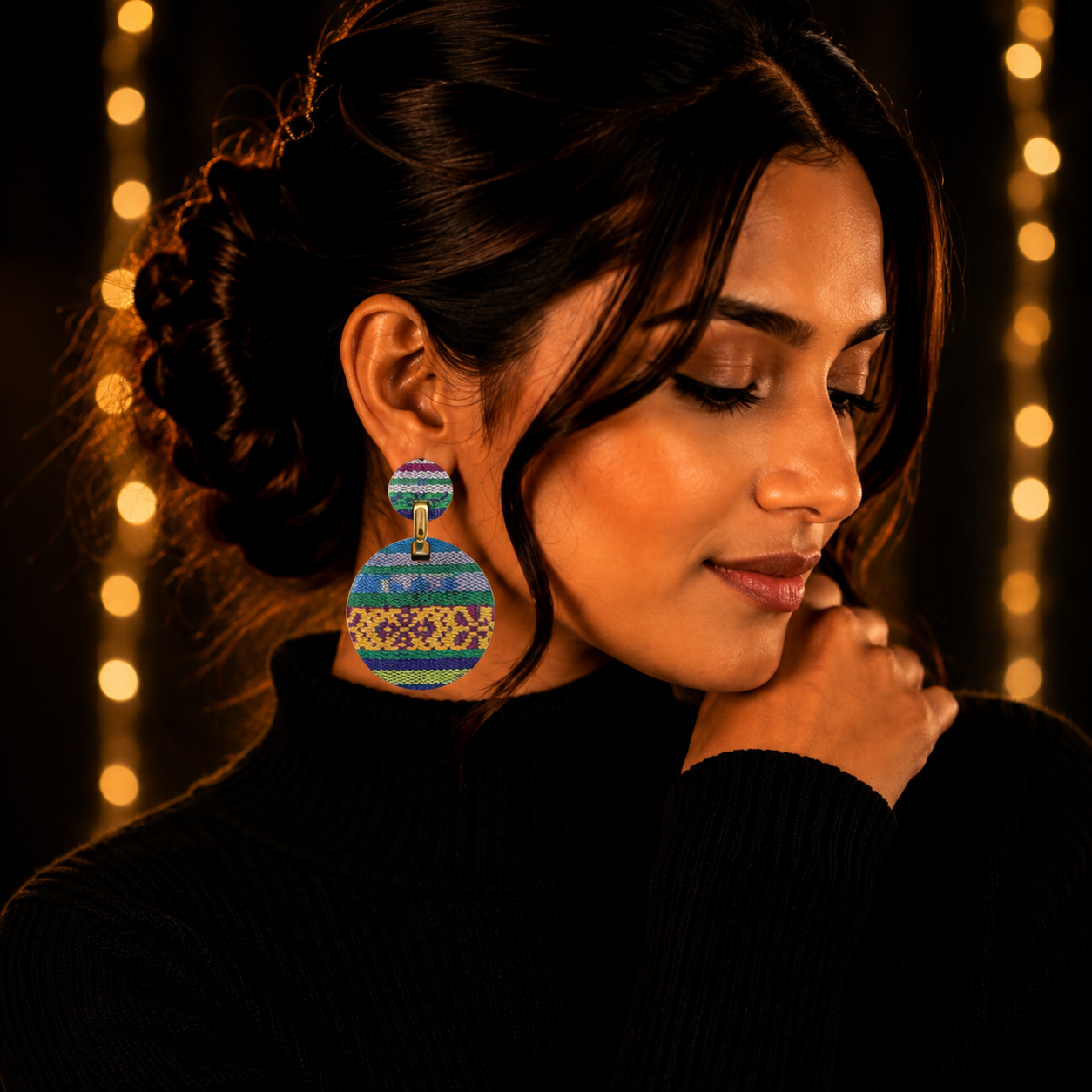 Boho Round Statement Earrings