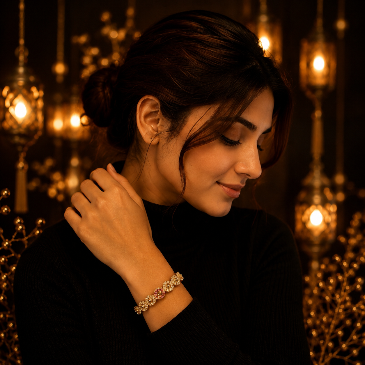 Luxury Crystal Circle Bracelet